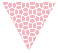 Hex Pattern Bunting Free Printable Easy-to-Make