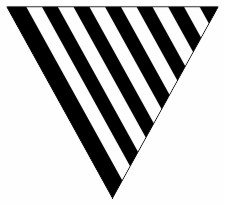 Black & White Stripes Diagonal Bunting Free Printable Easy-to-Make
