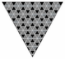 Black & White Hexagons & Triangles Bunting Free Printable Easy-to-Make