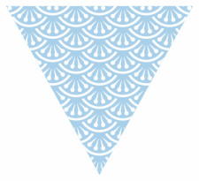 Fish Scales Bunting Free Printable Easy-to-Make