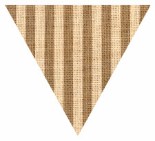 Vertical Striped Hessian Sack Textured Bunting Flag Free Printable Easy-to-Make
