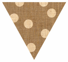 Link to Hessian Sack Textured Bunting Free High Resolution PDF Printable Easy-to-Make