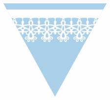Lace Bunting Free Printable Easy-to-Make