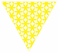 Daisy Repeat Pattern Bunting Free Printable Easy-to-Make