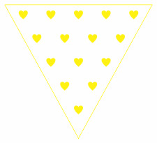 Hearts Bunting Free Printable Easy-to-Make