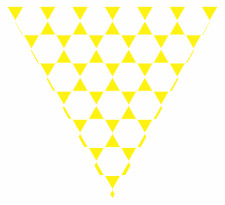 Hexagons & Triangles Bunting Free Printable Easy-to-Make